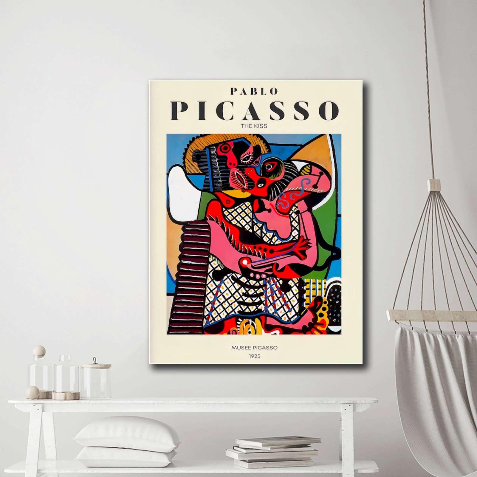 洋書 Picasso: The Art of the Poster Amazon.com: SFXLUCART Poster Wall Art Print The Kiss by Pablo